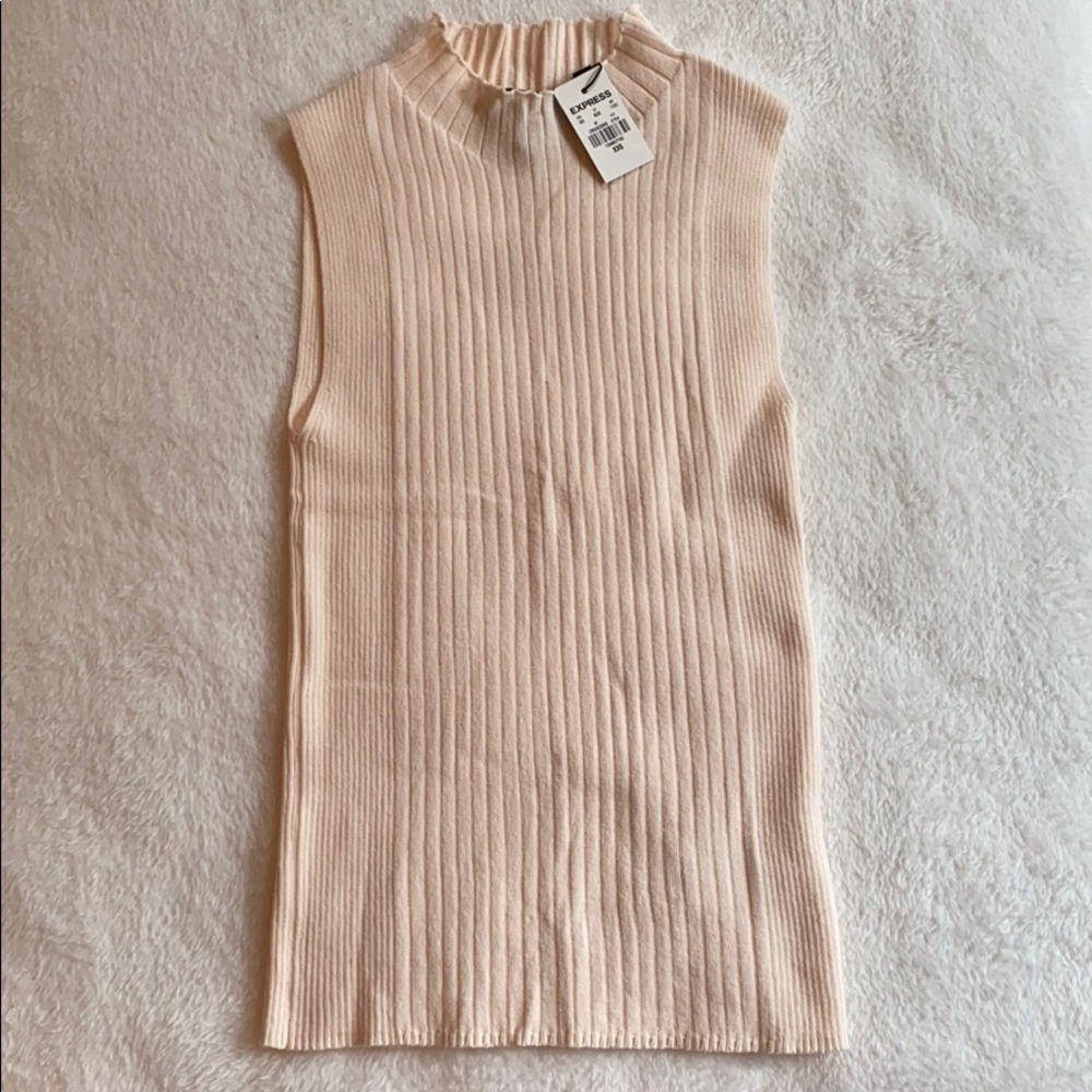Express Turtle Neck Tank Top